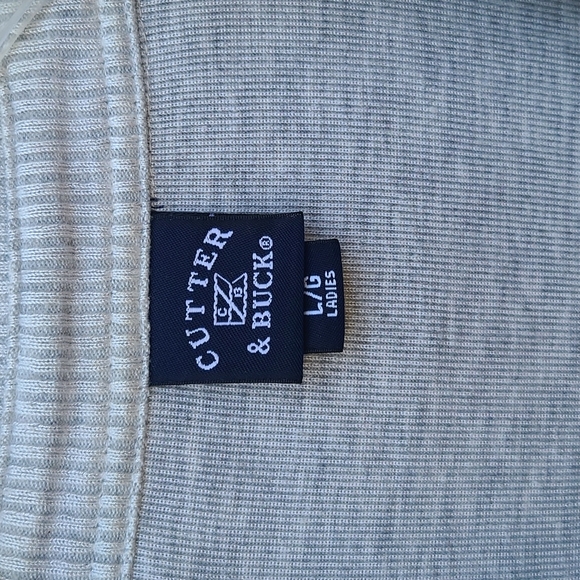 Cutter & Buck heather grey cardigan - Picture 2 of 13